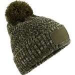 Beechfield Čepice s bambulí B 331 Ramble Patch pletená moss green Zelená mechová twist – Hledejceny.cz