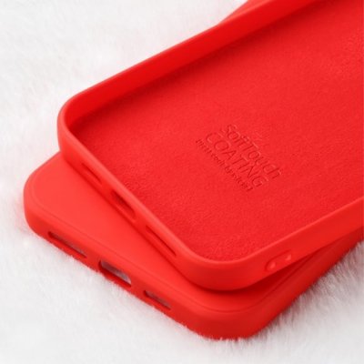 Pouzdro X-Level hladké silikonové iPhone 12 / 12 Pro - červené