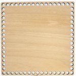 ExpressLaser.cz Prstenec Čtverec 22,5x22,5cm na háčkovaný košík vhodný pro víko 20cm – Zboží Mobilmania