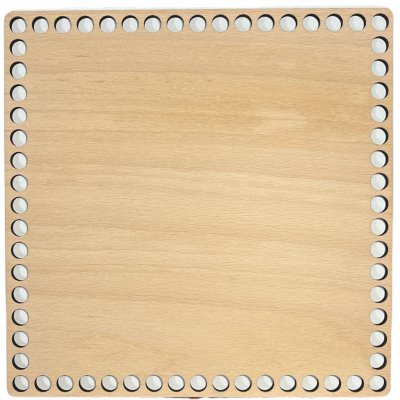 ExpressLaser.cz Prstenec Čtverec 22,5x22,5cm na háčkovaný košík vhodný pro víko 20cm – Zboží Mobilmania