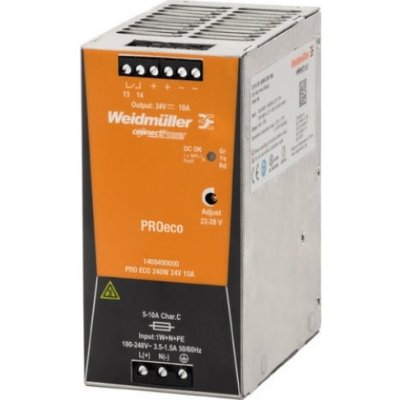 Spínaný napájecí zdroj Weidmüller PROeco 240W 24V 10A 1469490000 – Sleviste.cz