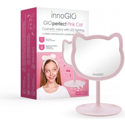 innoGIO kosmetické zrcátko GIOperfect Pink Cat