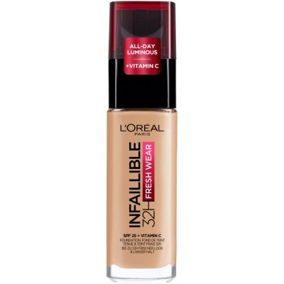 L'Oréal Paris Infallible 32H Fresh Wear SPF25 dlouhotrvající make-up s uv ochranou 200 Natural Linen 30 ml – Zbozi.Blesk.cz