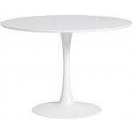 Bílý kulatý jídelní stůl Marckeric Oda 110 cm – Zboží Dáma
