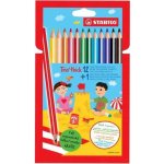 Stabilo 203/2-12 Trio silné s ořezávátkem 12 ks – Zboží Živě