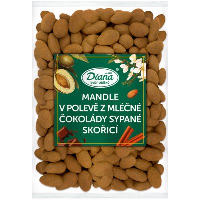 Diana Company Mandle v polevě z mléčné čokolády sypané skořicí 1000 g – Hledejceny.cz