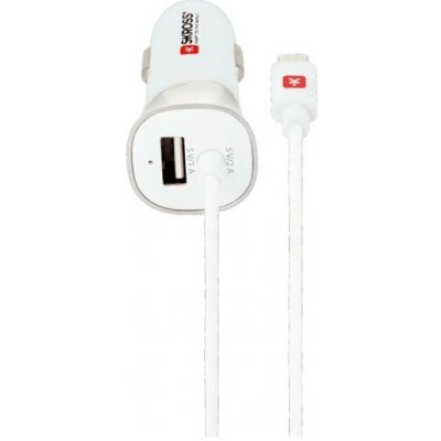 SKROSS USB Car Charger and Micro USB nabíjecí autoadaptér , integrovaný kabel + 1x USB výstup navíc, 3000mA max., DC29 – Zboží Mobilmania