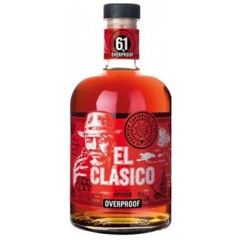 El Clásico Spiced Overproof 61% 0,7 l (holá láhev)