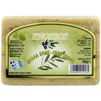 Knossos přírodní olivové mýdlo s olivovými listy 100 g