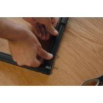 Tesa Skládací teleskopický ALU rám se sítí proti hmyzu na okna 55214-00001-00 černý rám – Hledejceny.cz