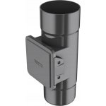 Bryza Lapač listí s dvířky pro plastové okapy Ø 110mm RAL 7021 antracit – Hledejceny.cz