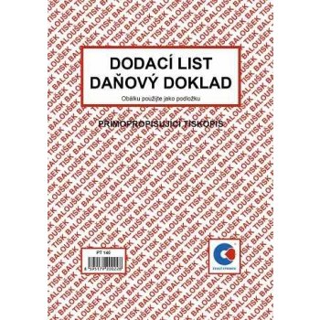 Baloušek Tisk PT140 Dodací list, daňový doklad A5