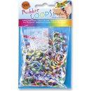 Gumičky Rubber Loops - 500 ks, mix tmavé proužky