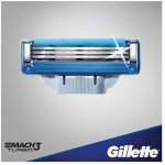 Gillette Mach3 Turbo náhradní břity 4 ks pro muže