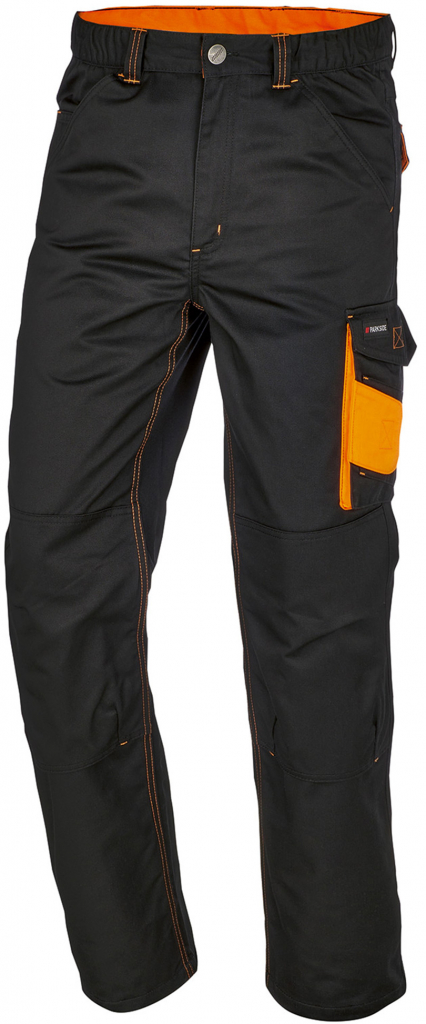 PARKSIDE Pánské pracovní kalhoty černá/oranžová