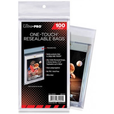 Ultra Pro Obaly na One Touch Holder Resealable 100 ks – Zboží Mobilmania