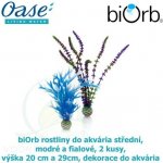 Biorb rostliny střední modré a fialové 2 ks, 20 cm a 29 cm 46059 – Zboží Mobilmania