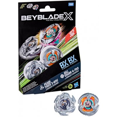 Beyblade X Gill Shark 470O a Pearl Tiger 360U Dual Pack – Sleviste.cz