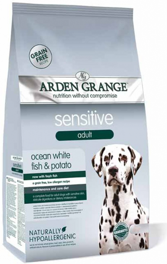 Arden Grange Adult Sensitive Grain Free Fresh Ocean White Fish & Potato 6 kg