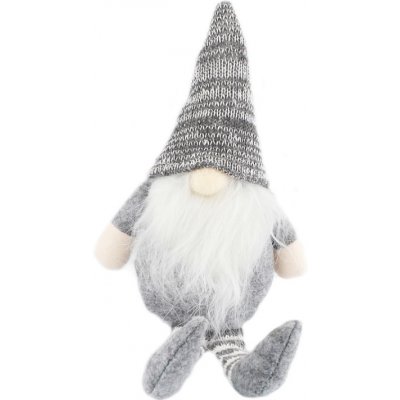eCa KSN12 Vánoční dekorace Skřítek 30 cm šedý – Hledejceny.cz