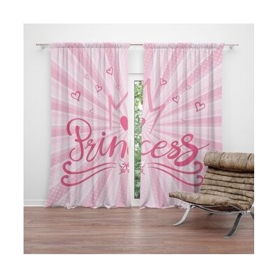 Sablio Závěs Princess: 2ks 140x250cm – Hledejceny.cz