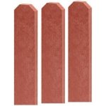Plotovky plastové s tříhrannou hlavou, barva cihlová 78 x 21, délka 1,2 m, balení 1 ks – Zboží Mobilmania
