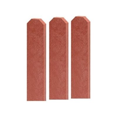 Plotovky plastové s tříhrannou hlavou, barva cihlová 78 x 21, délka 1,2 m, balení 1 ks – Zboží Mobilmania