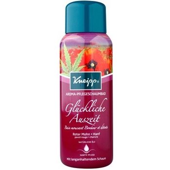 Kneipp pěna do koupele Červený mák a konopí 400 ml