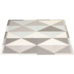 Ecotoys Vzdělávací pěnová podložka puzzle 127 x 157 cm šedá – Zboží Dáma