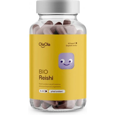 OlaOla BIO Reishi podporující imunitu 90 kapslí – Hledejceny.cz