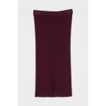 Twinset Girl sukně dlouhá úpletová vínová – Hledejceny.cz