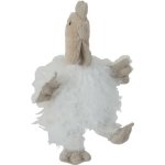 Plyšová dveřní zarážka Slepice S - 18*13*22 cm - J-Line by Jolipa – Hledejceny.cz
