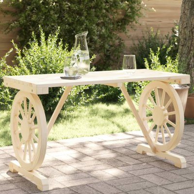OMAXI 242227 Zahradní stůl 115 x 55 x 65 cm masivní jedlové dřevo – Hledejceny.cz