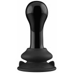 Chrystalino Globy Vibrační anální kolík na dálkové ovládání s přísavkou černé – Hledejceny.cz