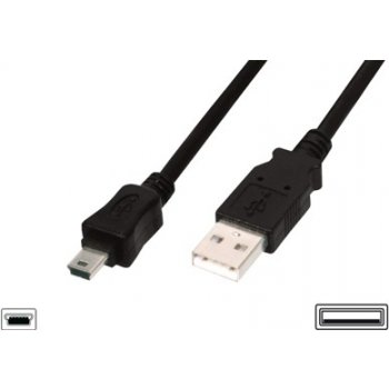 Digitus AK-300102-010-S USB A/samec na B/samec, 1m, černý