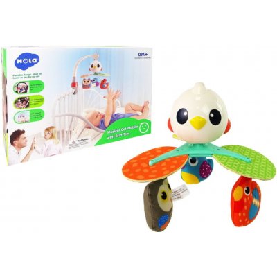 shumee kolotoč do kočárku s melodií Colorful Birds – Zboží Mobilmania