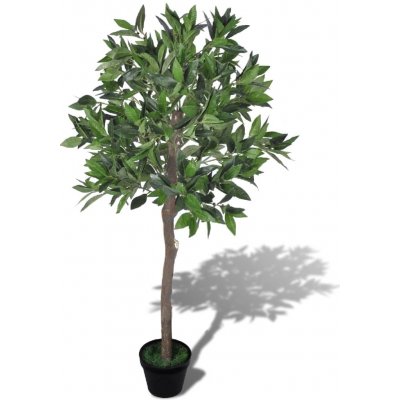 zahrada-XL Umělý vavřínový strom v květináči 120 cm – Zboží Mobilmania