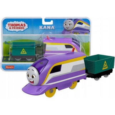 Fisher Price Motorizovaná lokomotiva Kana s nákladem HDY69 HFX93 – Zboží Mobilmania