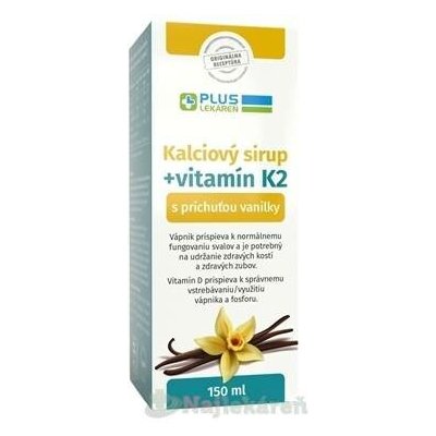 Plus Lékárna Kalciový sirup s vitamínem D s příchutí lesní jahody 150 ml – Hledejceny.cz