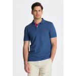 Gant polokošile CONTRAST COLLAR PIQUE SS RUGGER modrá – Hledejceny.cz