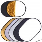 Odrazná deska ovál skladací 5v1 90x120cm – Hledejceny.cz