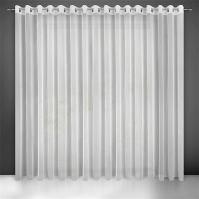 Závěs FIR/ESEL/B, 350×250 cm, denní, bílá – Sleviste.cz