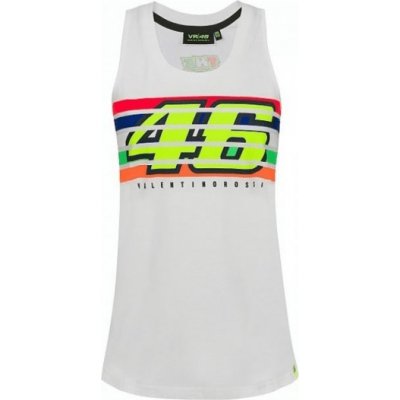 Valentino Rossi dámské tílko STRIPES bílé 352606 – Zbozi.Blesk.cz