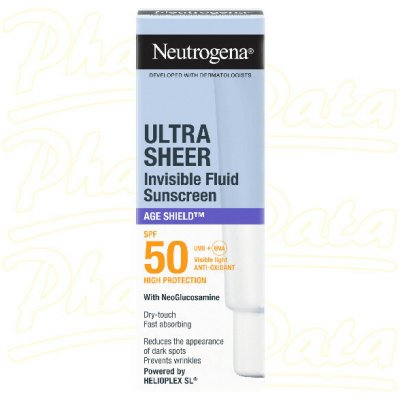 NEUTROGENA Ultra Sheer Neviditelný fluid Age Shield SPF 50 50 ml – Hledejceny.cz