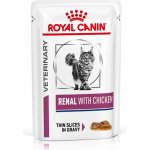 Royal Canin Veterinary Diet Cat Renal with Chicken Feline 12 x 85 g – Hledejceny.cz