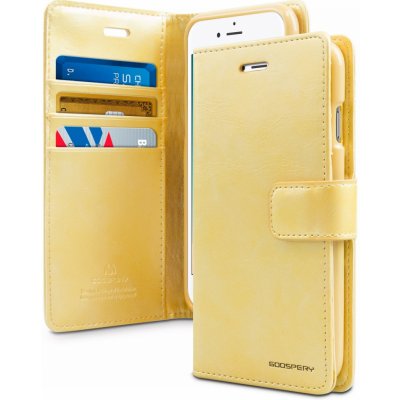 Mercury / kryt pro iPhone 7 Plus / 8 Plus - Mercury, Bluemoon Diary Gold – Zboží Mobilmania