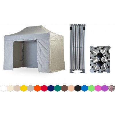 TENTino BIG HEXAGON EXTREME 3x4,5 m 5A ŠEDÁ – Hledejceny.cz