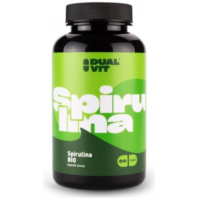 Dualvit Spirulina BIO, 420 mg, 90 kapslí – Hledejceny.cz