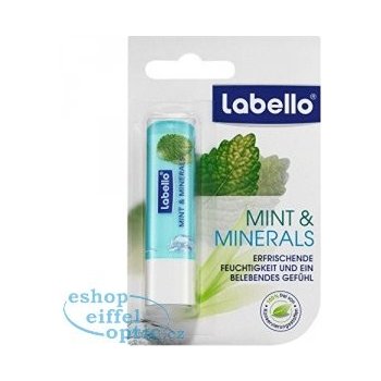 LABELLO Natural Mint & Mineral tyčinka na rty 4,8 g