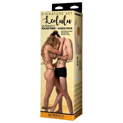 Doc Johnson Signature Set Leolulu Leo ULTRASKYN Pocket Pussy & Lulu 8 Inch Cock – Zboží Mobilmania